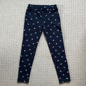 Joe Fresh Navy Blue Bird Print Jegging Pants